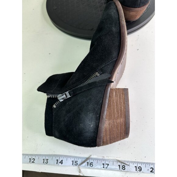 Sam Edelman Packer Ankle Boots Booties Shoes Sz 8.5 Black Leather Women’s - Picture 6 of 9